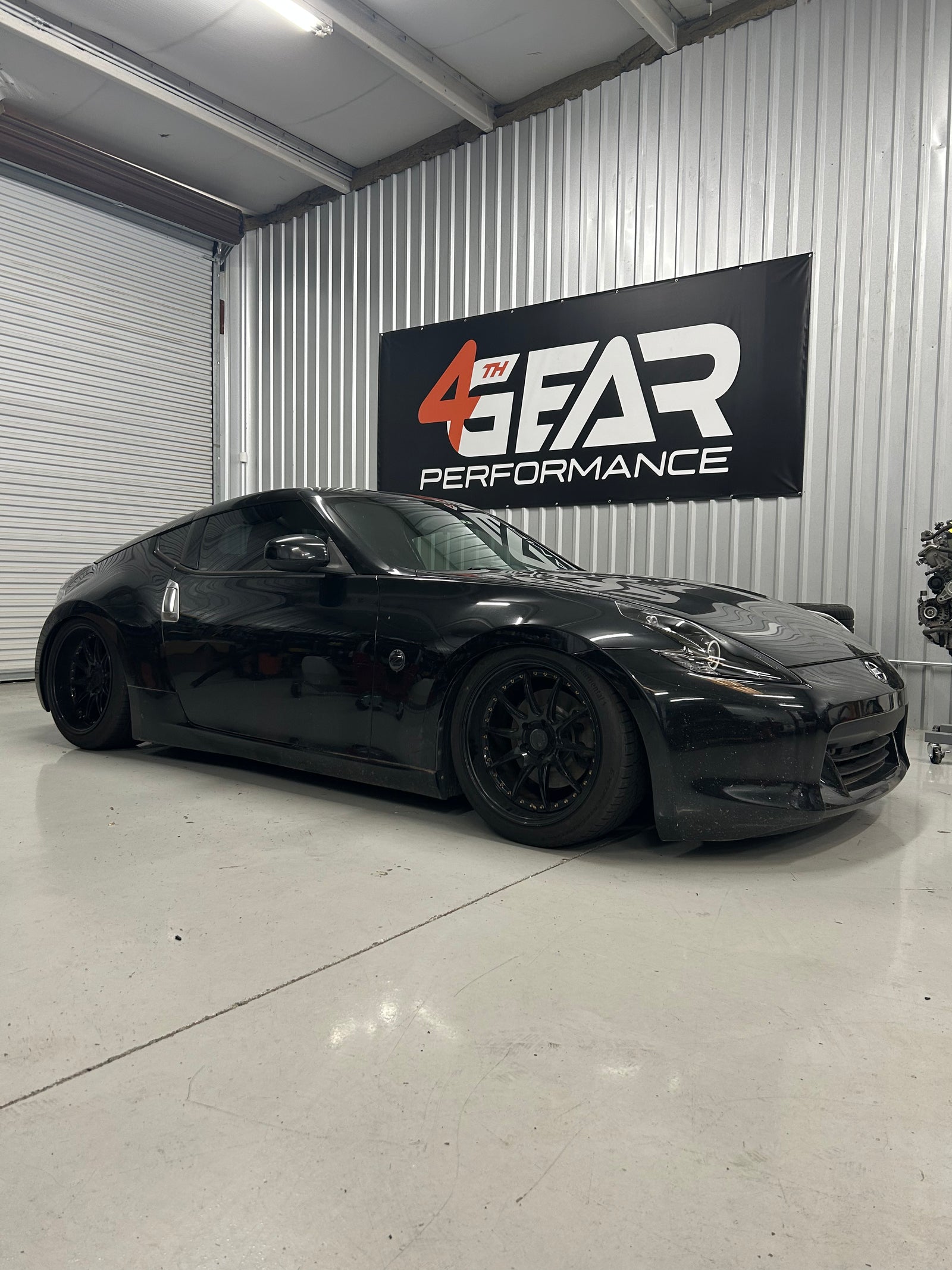 Black modified Nissan Z34 370Z